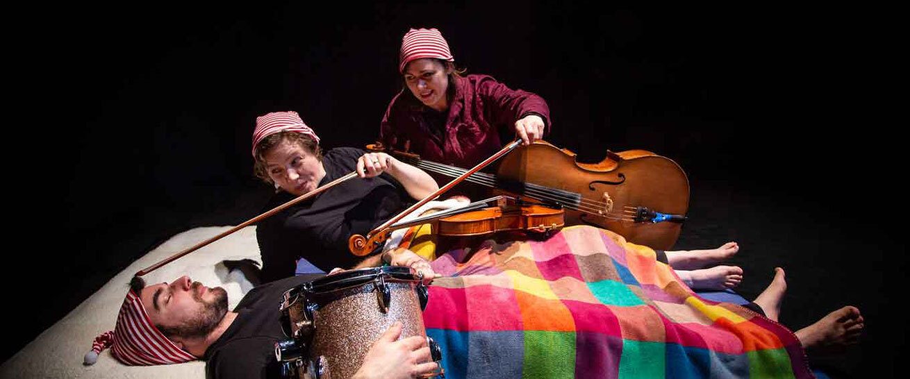String Play waking Matthew banner