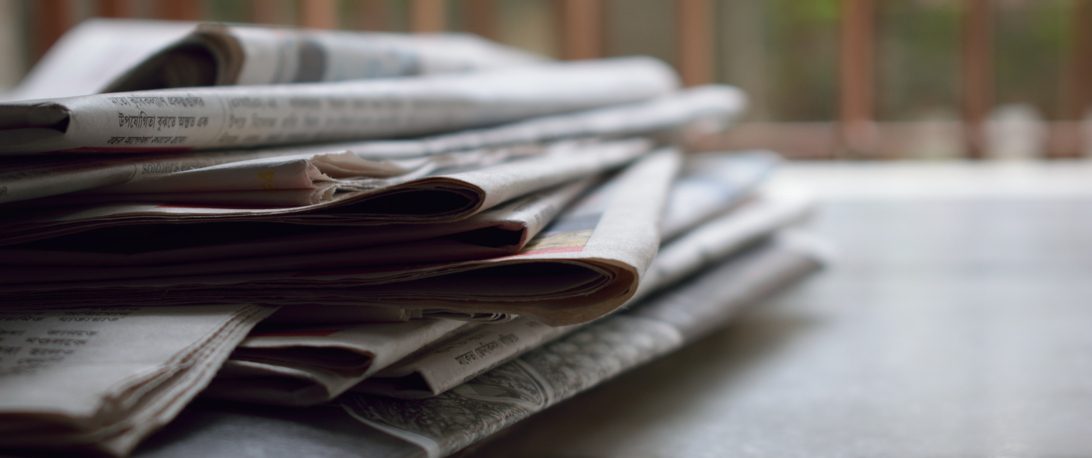 Newspapers press image