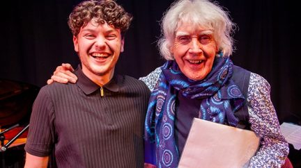 Tommy Halferty80thwith Leon Buckley