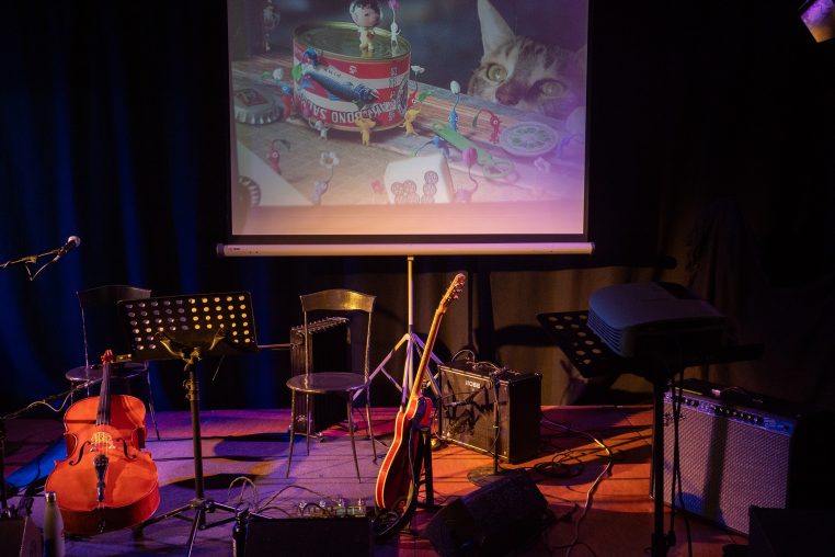 Aleka Potinga at The Cooler collab with visual artists Maddie Cahil Byrne and Burke