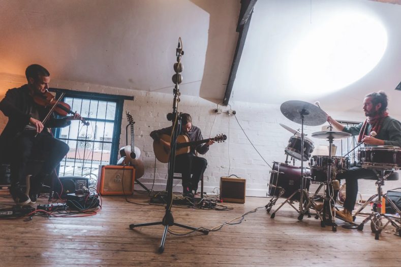 Coras trio recording colour
