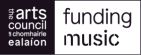Arts council funding music logo